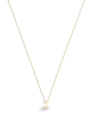 COACH Faux Stone Signature Cultivated Pearl Orb Pendant Necklace 18190₽