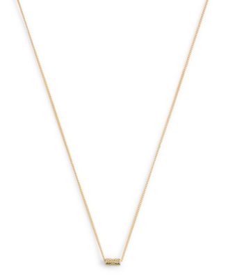 COACH Signature Quilted Tube Pendant Necklace 18190₽