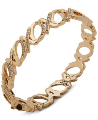 Браслет Anne Klein с золотым паве XOXO Bangle от Anne Klein