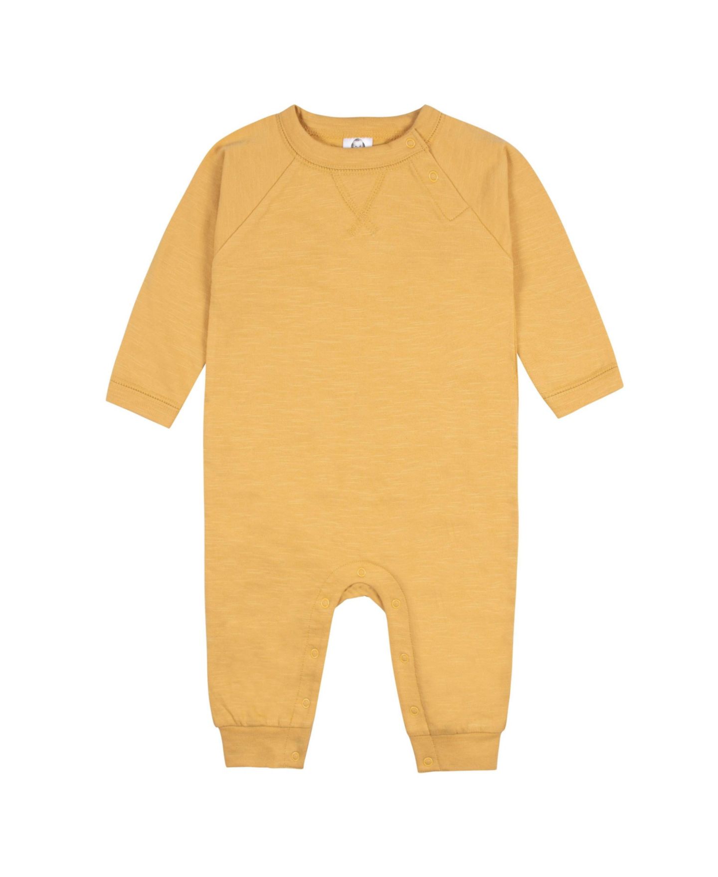 Комбинезоны Gerber 2- Pack Raglan Sleeve Rompers для мальчиков-малышей, цвет: Камуфляж / Жёлтый — фото 3