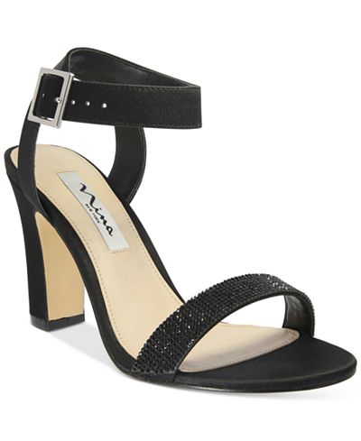 Nina Solange Ankle-Strap Sandals - Sandals - Shoes - Macy's