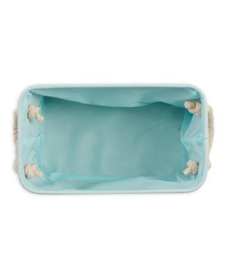 Collapsible Pet Storage Bin with Rope Handles Solid Paw Print