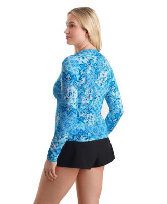 ShapeSolver Sport от Mimi Flamingo Женская футболка ShapeSolver от Mimi Flamingo с длинным рукавом и застежкой-молнией