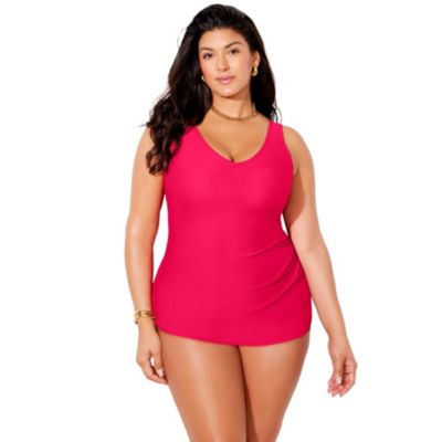 Women's Sarong Front One Piece Swimsuit