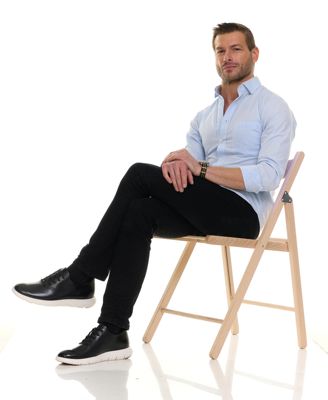 Men's Gold Street Hands-Free Slip On Technology Lightweight Leather Oxfords