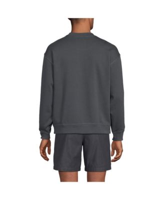 Мужская французская махровая толстовка с круглым вырезом и винтажной стиркой Lands End Lands End Mens с длинным рукавом 15990₽