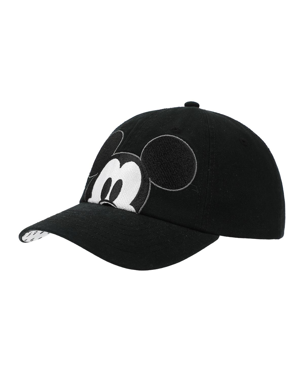 Men's Peekaboo Mickey Black Unstructured Baseball Cap - Dsy peekaboo mickey black