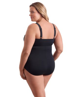 ShapeSolver Sport от Mimi Flamingo - женский цельный купальник с твист-бюстгальтером на бретелях