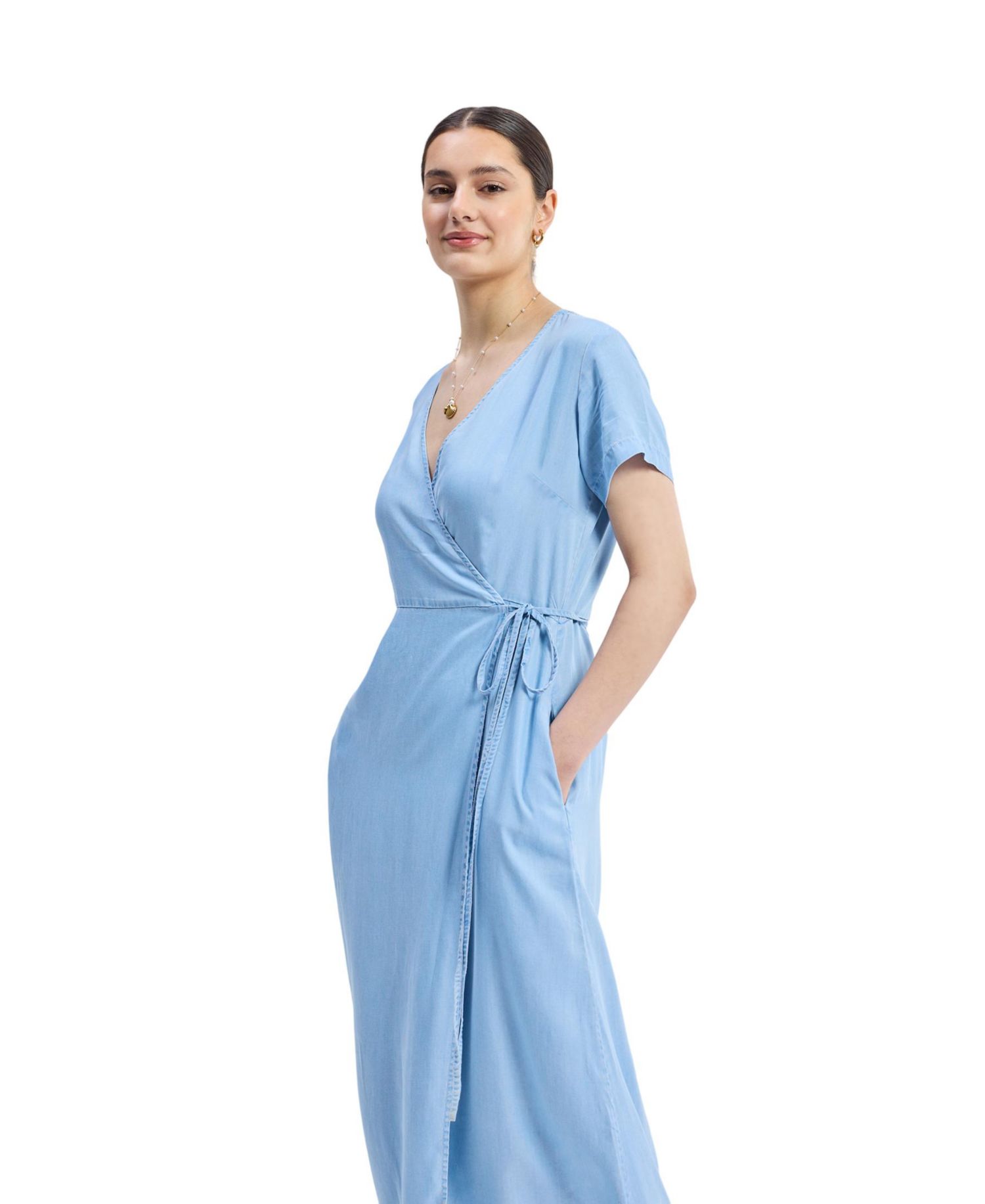 Women's Maxi Wrap Dress