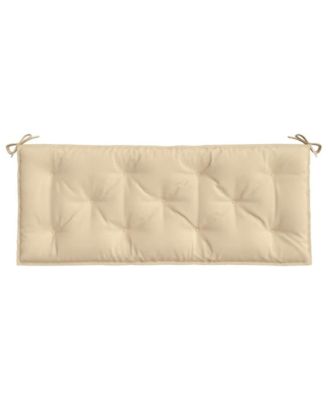 Garden Bench Cushion Beige 47.2"x19.7"x2.8" Oxford Fabric