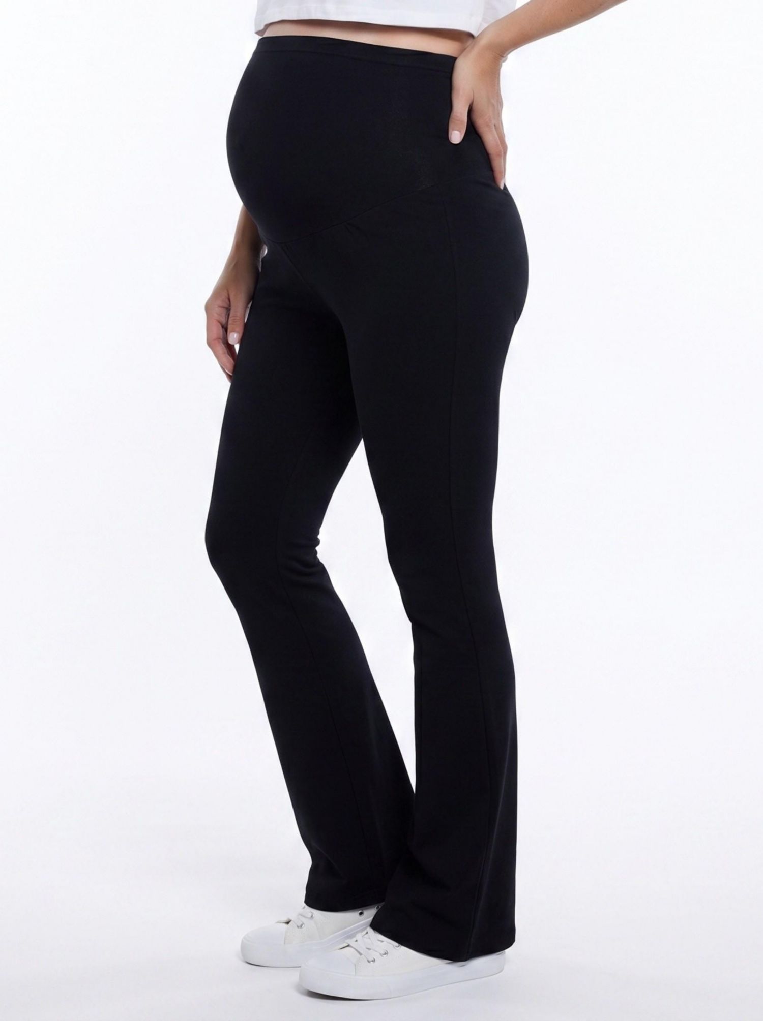 Women's Secret Fit Over the Belly Full Length Flare Leggings - Motherhood