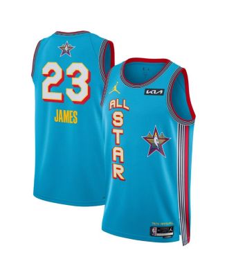 Jordan - Men's and Women's LeBron James Light Blue 2025 NBA All-Star Game Swingman Player Jersey