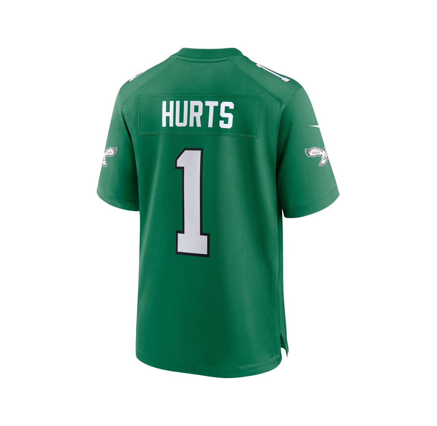 Men's Jalen Hurts Kelly Green Philadelphia Eagles Alternate Game Player Jersey