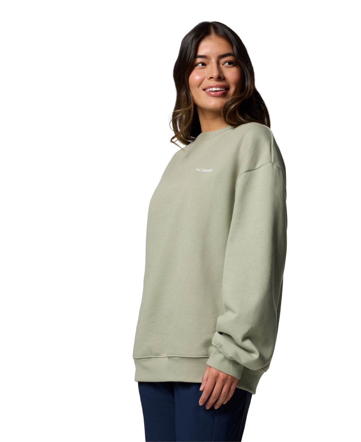 Columbia Plus Size Aldermore Crewneck Top In Safari