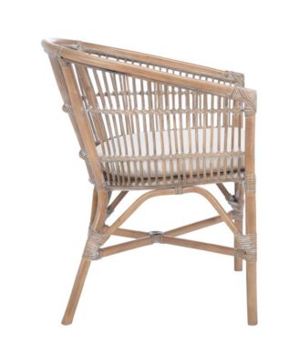 Olivia Rattan Accent Chair W/ Cushion