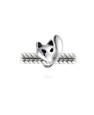 Блестящие ювелирные изделия Foxy Lady Charm Из бисера Стерлингового Серебра Европейский браслет