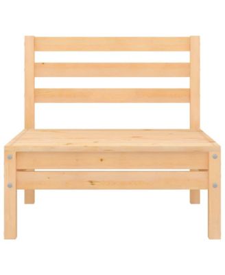 Patio Middle Sofa Solid Pinewood