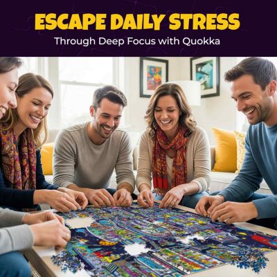 1000 Piece Jigsaw Puzzle for Adults – Themed Puzzles with Bonus Challenges