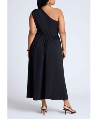 Elements Elements Макси-платье на одно плечо ELOQUII Plus размера плюс