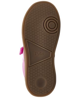 Toddler Girls Heritage Court III T-Toe Fastening Strap Casual Sneakers from Finish Line