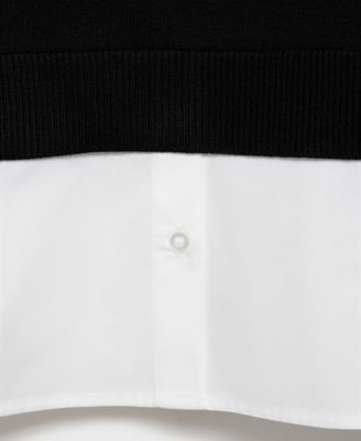 Women's Combined Knitted Sweater