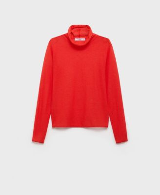 Women's Semi-Transparent Turtleneck Sweater