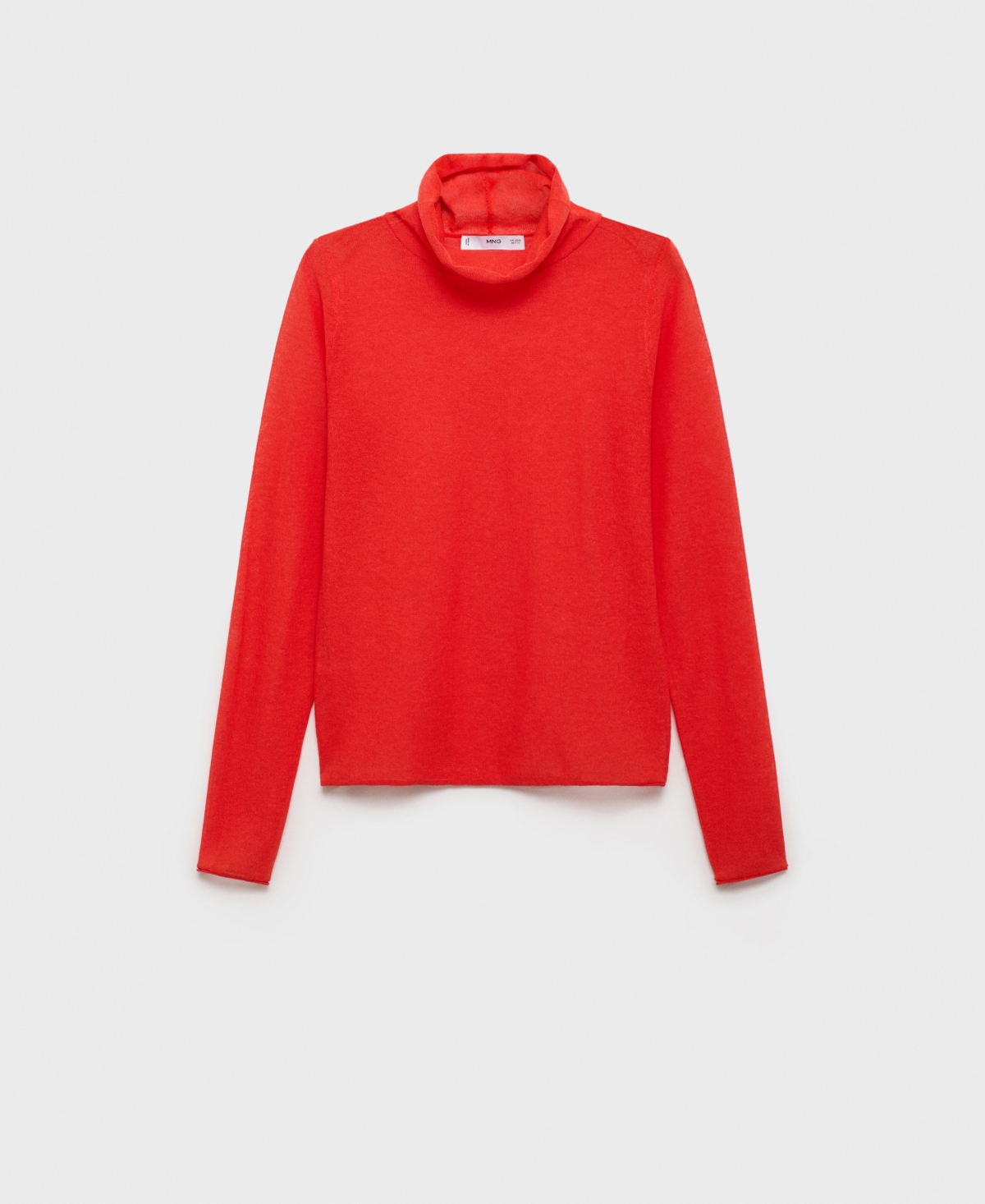 Mango Turtleneck Sweater In Red