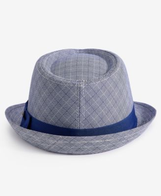 Мужская фетровая шляпа в клетку Dorfman Pacific Мужская фетровая шляпа в клетку Dorfman Pacific