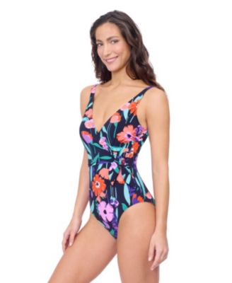 Женский купальник Marguerite с V-образным вырезом и оборками от Gottex от Profile by Gottex