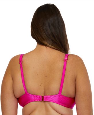 Becca ETC Plus Size Rib Underwire Bikini Top
