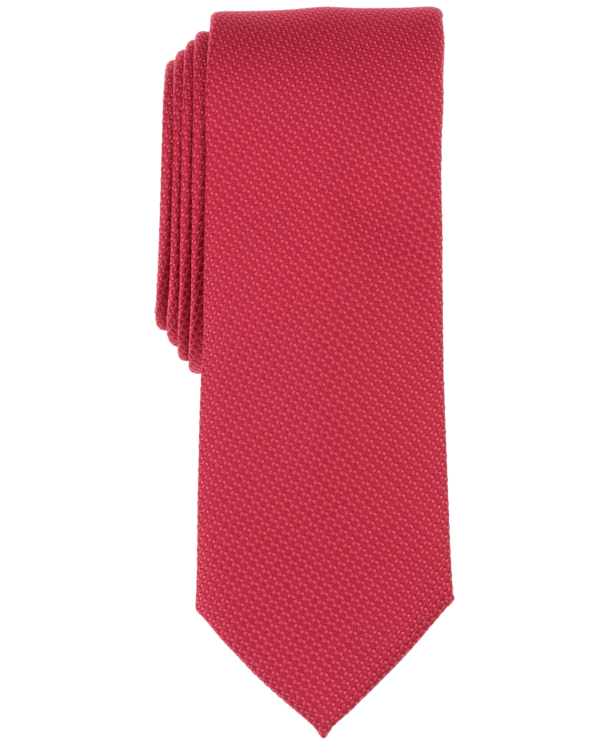 Bar Iii Men's Ocala Textured Tie, Exclusively At Macy's In Red