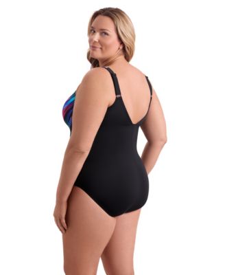 ShapeSolver Sport от Mimi Flamingo Женский купальник на бретелях с круглым вырезом и застежкой-молнией ShapeSolver Sport от Mimi Flamingo