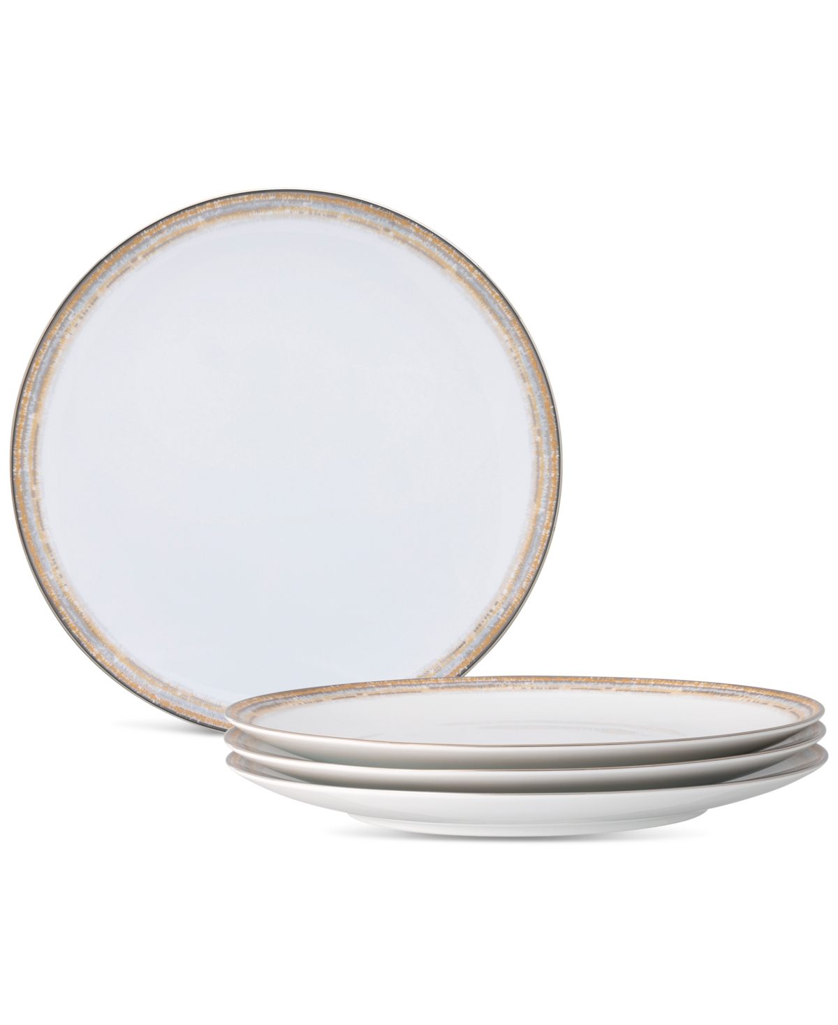 Noritake Raylan Dinner Plates, Set Of 4 In White