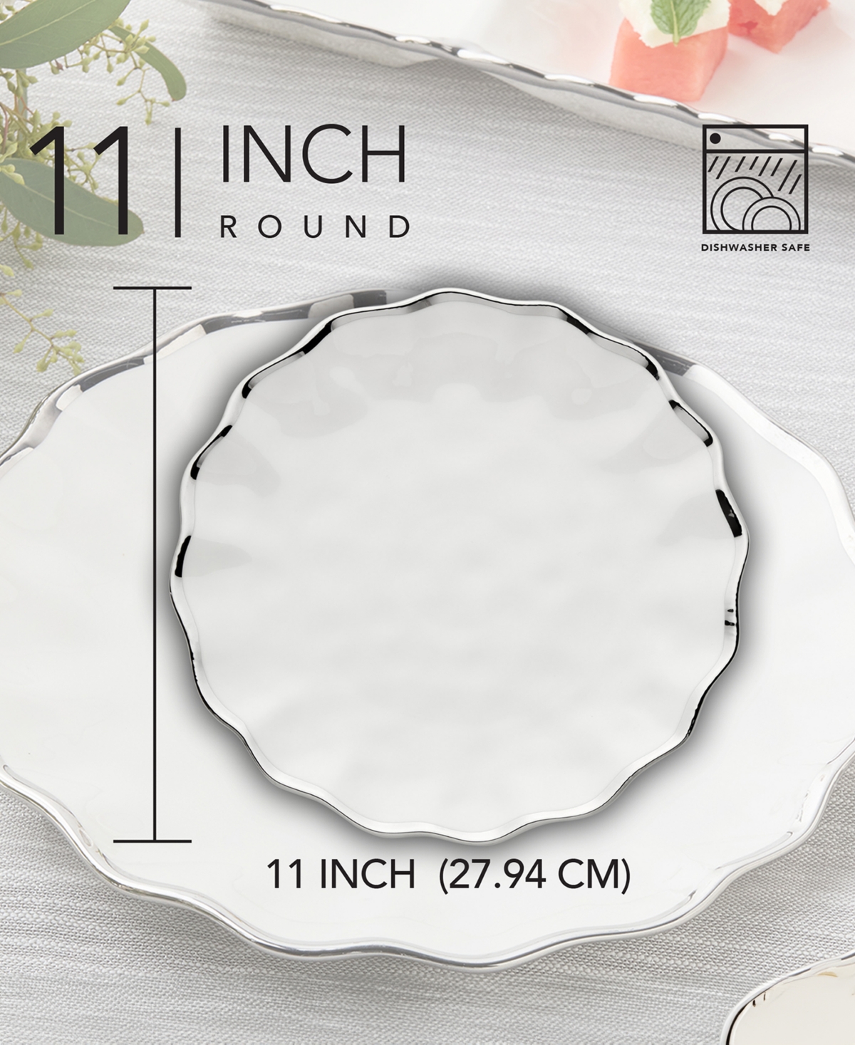 Certified International Regency Dinner Plates, Set of 4