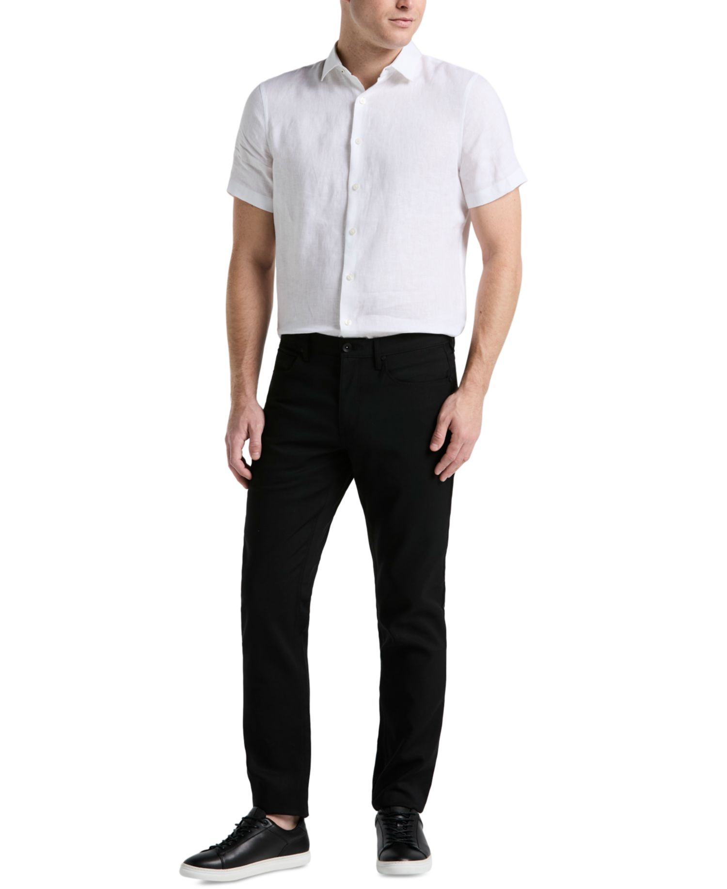 Men's Double-Weave Slim-Fit 5-Pocket Pants