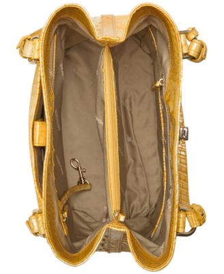 Сумка через плечо из тисненой кожи Brahmin Fiora Melbourne