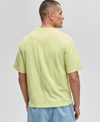 Mode of One Mens Short-Sleeve Relaxed-Fit Crinkle T-Shirt Exclusively at Macys 5390₽