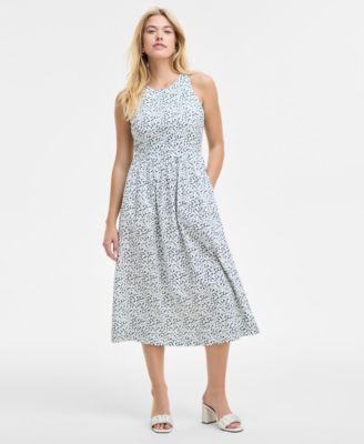 On 34th - Women's Sleeveless Fit & Flare Midi Dress