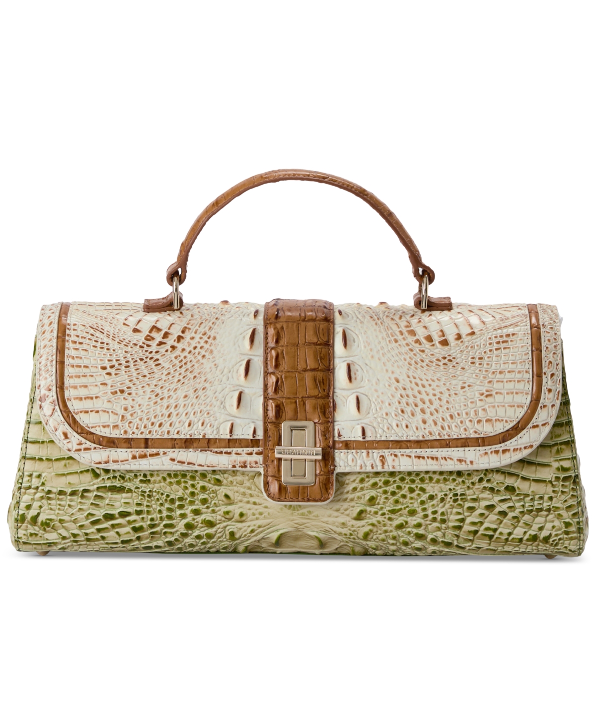 Dayan Leather Satchel - Fern
