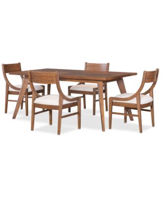 Greystone II 5-Pc. Dining Set (Rectangular Table & 4 Chairs)