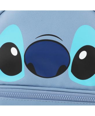Stitch Big Face Blue Zippered Dome Cosmetic Case