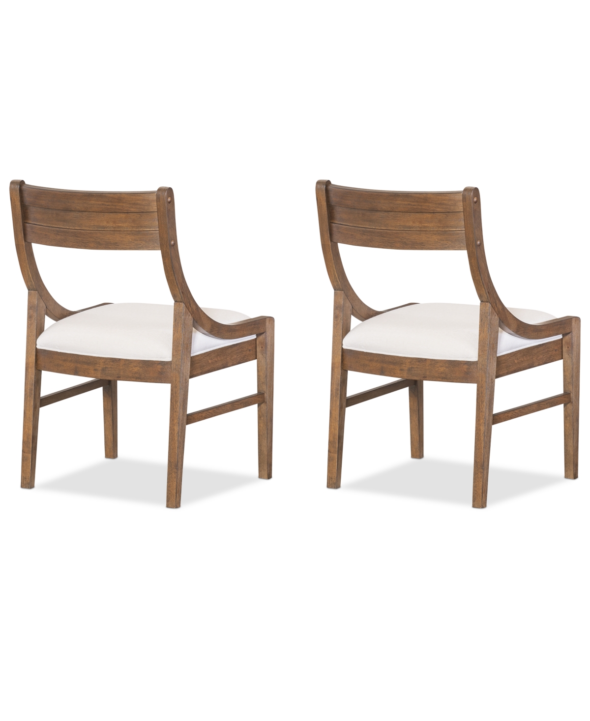 Macy's Greystone Ii 2-pc. Dining Chair Set In Brown