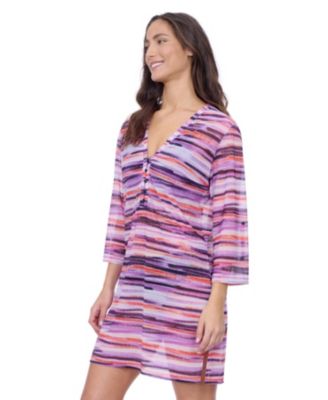 Сетчатое платье-футляр Riga с V-образным вырезом