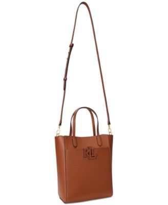 Маленькая сумка Cameryn из каменистой кожи Lauren Ralph Lauren