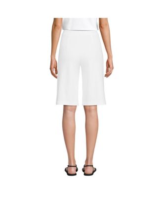 Women's Sport Knit High Rise Pleated 12" Bermuda Shorts