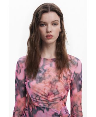 Дизайнерское женское асимметричное платье Collina Strada от Collina Strada