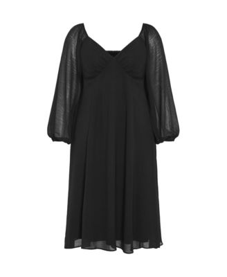 Кокетливое миди-платье большого размера в стиле ГОРОДСКОГО ШИКА