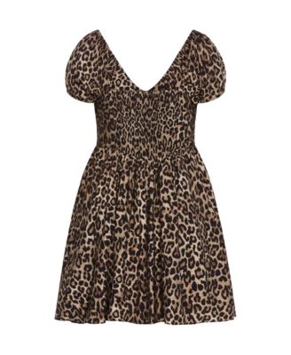 Платье с принтом 