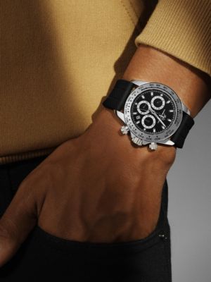 Мужские силиконовые часы Preston Sport серебристого и черного цвета 1037APRR