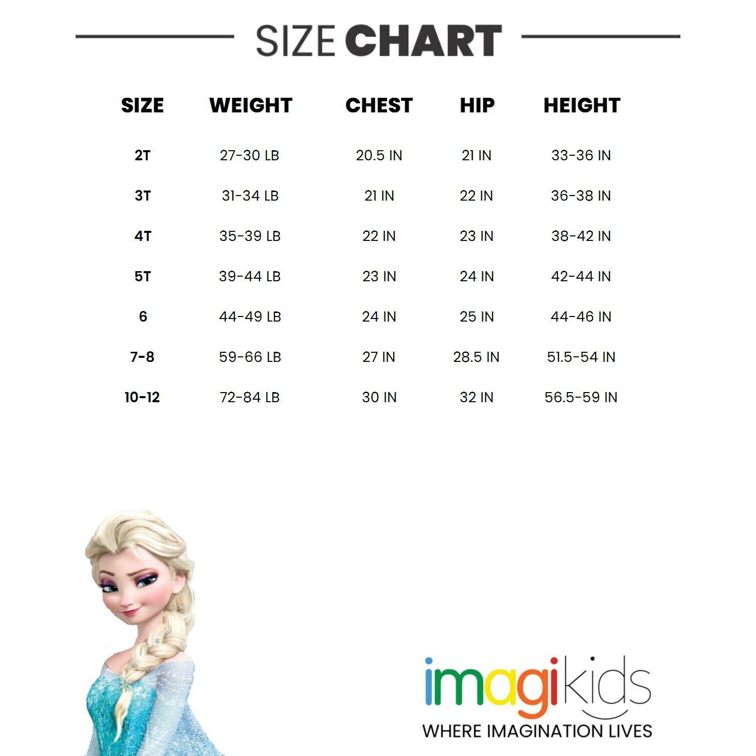 Disney Princess Anna Elsa Girls Gown and Headband Toddler to Big Kid